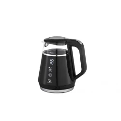KK552 Digital Electric Kettle Stainless Steel 1.7 Liter with Electronic Temperature Control, Boil Function, and Keep Warm Settings (60-90°C). 2200W, 1 Year Warranty.