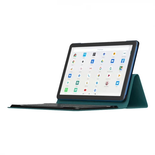 VIKUSHA V-Z60 Tablet 10.1" IPS Display Android 12, 128GB ROM Blue | VIKUSHA Watch V-70, Screen Protector, Active Pen, Keyboard & Cover, Al Maher Card, IPTV 3mo, 10 JD Voucher - Vikusha - Image 2