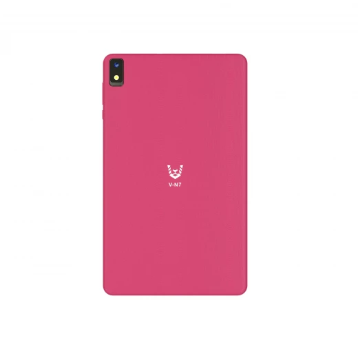 VIKUSHA Kid's Tablet V N7 8" Android 13 64GB | Educational Games, Galaxy Park 50 JD Card, Sponge Protective Cover, Screen Protector Aged 3 to 12, Pink - Vikusha - Image 2