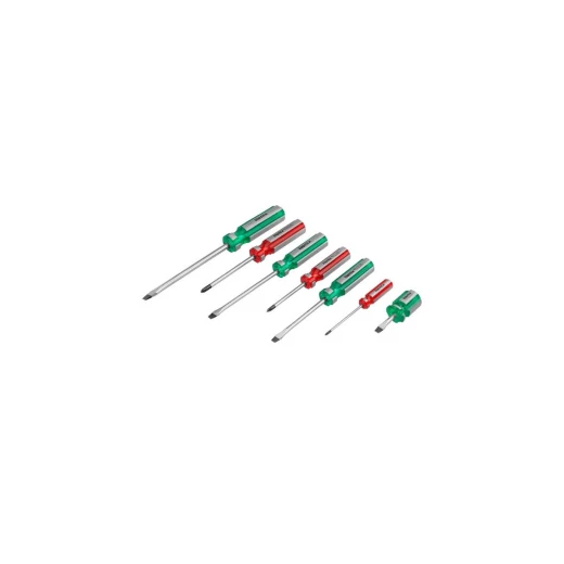 طقم مفكات رونيكس RH-2701، 7 قطع، مشقوقة، فيليبس، فولاذ CR-V طقم مفكات رونيكس RH-2701، 7 قطع، مشقوقة، فيليبس، فولاذ CR-V