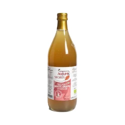 خل العنب الأبيض العضوي غير المصفى 1 لتر منتج إيطالي مناسب للكيتو