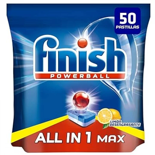 أقراص غسالة الصحون Finish All-in-One Max برائحة الليمون 90 قرص – تنظيف قوي يزيل الدهون والبقع الصعبة، يمنح الأطباق لمعاناً مثالياً ويحمي الزجاج، تركيبة فعالة لغسالات الصحون مع رائحة ليمون منعشة أقراص غسالة الصحون Finish All-in-One Max برائحة الليمون 90 قرص – تنظيف قوي يزيل الدهون والبقع الصعبة، يمنح الأطباق لمعاناً مثالياً ويحمي الزجاج، تركيبة فعالة لغسالات الصحون مع رائحة ليمون منعشة
