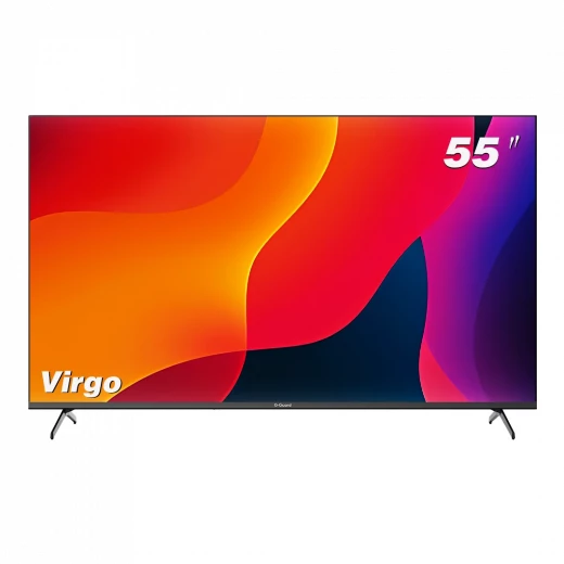 تلفزيون جي-جارد فيرجو 55 بوصة 4K UHD جوجل سمارت، تصميم بدون إطار، دولبي فيجن، HDR10+، إصدار 2024 تلفزيون جي-جارد فيرجو 55 بوصة 4K UHD جوجل سمارت، تصميم بدون إطار، دولبي فيجن، HDR10+، إصدار 2024