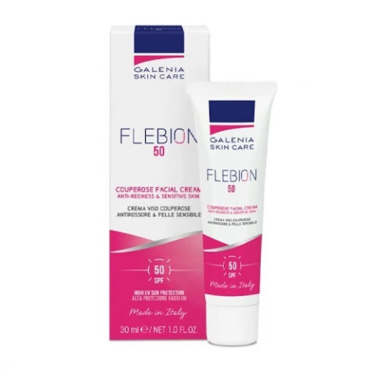 كريم واقي شمسي للوجه Flebion 50 SPF50+ 30 مل، حماية عالية، تم اختباره من قبل أطباء الجلدية