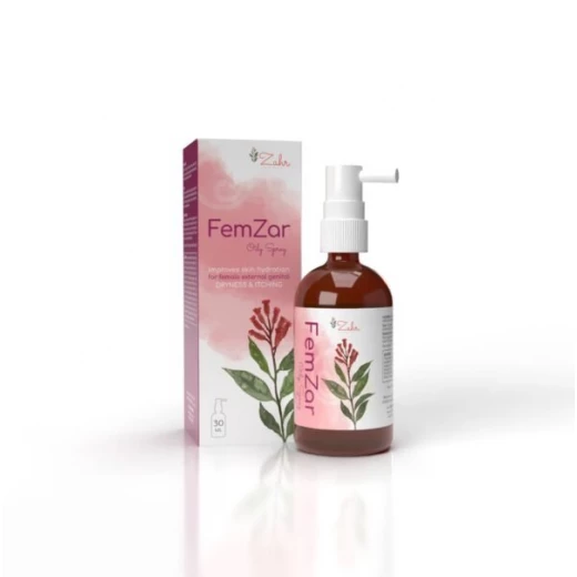 Zahr Nature Femzar Oily Spray for Vaginal Dryness Relief 50 ml, Advanced Hydrating Formula for Intimate Wellness, Long Lasting Comfort and Soothing Effect, Dermatologist Tested - Zahr Nature - Image 2