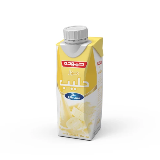حليب بريزما بنكهة الموز 250 مل عبوة من مشروب ألبان منعش مثالي لجميع الأعمار، طعم الموز اللذيذ، عبوة مريحة من حمودة حليب بريزما بنكهة الموز 250 مل عبوة من مشروب ألبان منعش مثالي لجميع الأعمار، طعم الموز اللذيذ، عبوة مريحة من حمودة