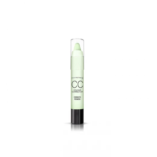 ماكس فاكتور Colour Corrector Stick باللون الأخضر – خافي عيوب مصحح للون البشرة، يساعد على تقليل الاحمرار وتوحيد لون البشرة، عود واحد ماكس فاكتور Colour Corrector Stick باللون الأخضر – خافي عيوب مصحح للون البشرة، يساعد على تقليل الاحمرار وتوحيد لون البشرة، عود واحد