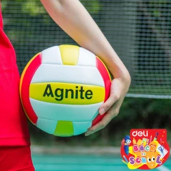Agnite F1253 Volleyball Size 5 Assorted Colors PVC Durable Training Ball