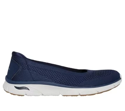 Skechers Arch Fit Sunny Zen Walk Women's Navy Slip On Sneakers 38 - Skechers - Image 2