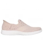 Skechers Women's Slip Ins Virtue Starlight Champagne Rhinestone Embellished 37 - Skechers