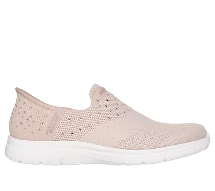 Skechers Women's Slip Ins Virtue Starlight Champagne Rhinestone Embellished 37 - Skechers - Image 2