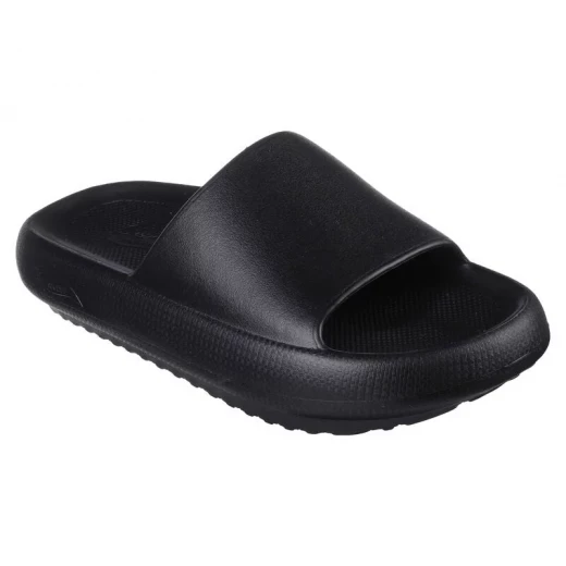 Skechers Women's Arch Fit Horizon Foamies Slide Sandals Black 37, Vegan Construction, Contoured Footbed, Supportive Comfort, Sculpted Style, Single Band Upper - Skechers - Image 2