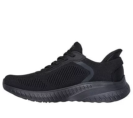 Skechers BOBS Sport Squad Chaos Women's Slip On Athletic Shoes with Memory Foam Insole and Heel Pillow, Black, Size 40. Comfortable and Stylish! - Skechers - Image 4