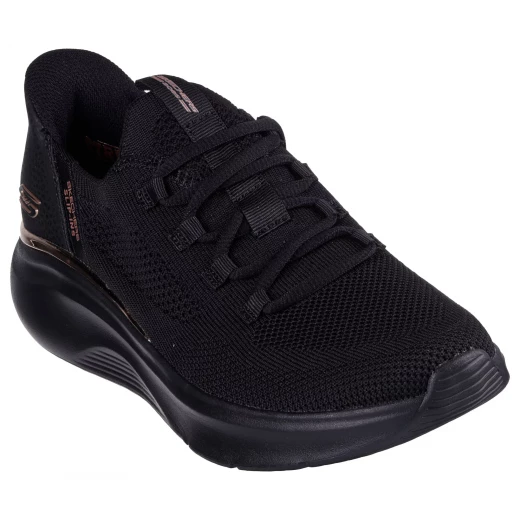 Skechers Slip-Ins BOBS Sport B Love True Delight Women's Sneakers: Effortless Comfort, Vegan Design, Memory Foam, Heel Pillow Support, Size 37, Black - Skechers - Image 3