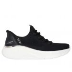 Skechers Slip-Ins BOBS Sport B Love True Delight Women's Sneakers: Memory Foam Comfort, Vegan, Black/White, Size 40 - Skechers