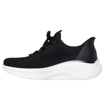 Skechers Slip-Ins BOBS Sport B Love True Delight Women's Sneakers: Memory Foam Comfort, Vegan, Black/White, Size 40 - Skechers - Image 5