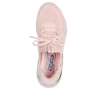 Skechers Women's Slip Ins BOBS Sport B Love True Delight Sneakers Pink Size 37 Featuring Memory Foam Cushioning Vegan Materials Breathable Knit Upper for Active Comfort - Skechers - Image 5