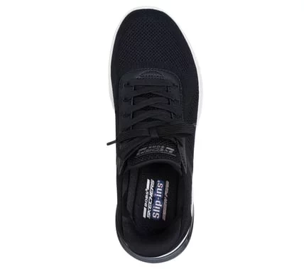 Skechers BOBS Sport Arc Waves 2.0 Women's Slip On Shoes Black Size 40 with Hands Free Slip ins Technology Memory Foam Insole and Glide Step Midsole for Ultimate Comfort and Support - Skechers - Image 4
