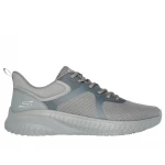 Skechers Men's Bobs Squad Chaos Athletic Sports Shoes in Sage, Featuring Breathable Textile Upper, Rubber Outsole for Traction, Lace Up Design, and Size 40 for Active Lifestyles - Skechers