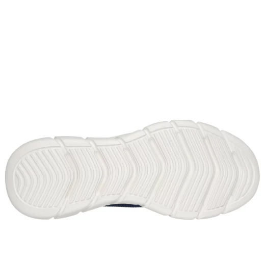 حذاء رياضي سهل الارتداء للرجال من سكيتشرز بي فليكس، شبكي، لون كحلي، مقاس 42، مزود بتقنية سكيتشرز ميموري فوم المريحة، تصميم بدون أربطة للمشي والرياضة - سكيتشرز - Image 6