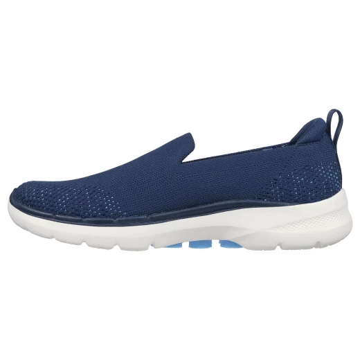 حذاء سكيتشرز جو ووك 6 للمشي للنساء باللون الكحلي بدون أربطة، مزود بنعل داخلي Air Cooled Goga Mat وبطانة Ultra GO. يتميز بتقنية Hyper Pillar للدعم. مقاس 37.5 - سكيتشرز - Image 6