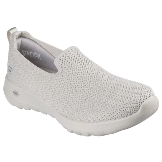 Skechers Women's GO WALK Joy Joselin Taupe Walking Shoes 41 US Size Lightweight Breathable Knit Upper Air Cooled Goga Mat Insole 5GEN Cushioned Midsole Vegan Design Comfort Fit - Skechers - Image 3