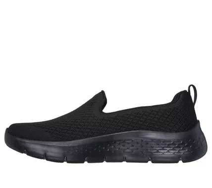 حذاء رياضي سكيتشرز جو ووك فليكس نسائي أسود مقاس 37 يتميز ببطانة داخلية بتقنية Air Cooled Goga Mat وتوسيد Ultra Go وجزء علوي شبكي مصمم وتصميم نباتي مثالي للمشي اليومي المريح - سكيتشرز - Image 9