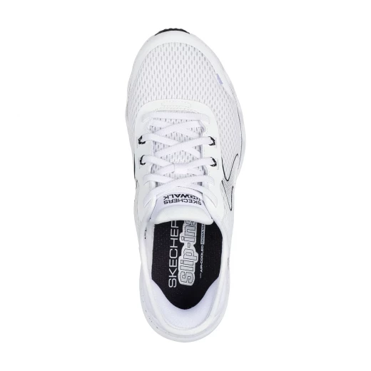 حذاء رياضي سهل الارتداء من سكيتشرز للنساء GO WALK Glide Step 2.0 بنعل داخلي Air Cooled Goga Mat، أبيض، مقاس 39 - سكيتشرز - Image 5
