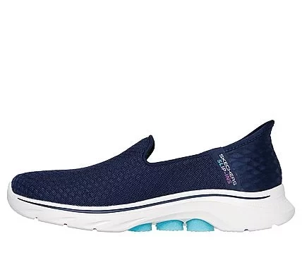 Skechers Women's Go Walk 7 Slip-ins Navy 38 Breathable Walking Shoes - Skechers - Image 4
