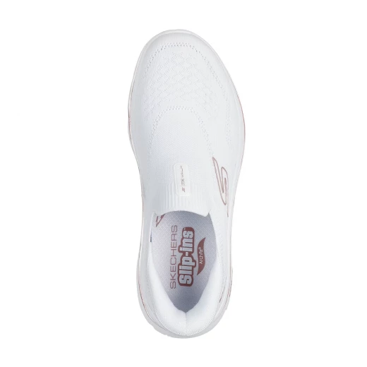 Skechers Women's GO WALK Arch Fit 2.0 Tatum Hands Free Slip ins Comfort Shoes Featuring Stretch Fit Vegan Design with Removable Arch Fit Insole for Women Size 38 White - Skechers - Image 5