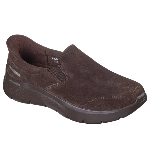 Skechers Women's Go Walk Flex Chocolate Sneakers Lace Up Comfort 37.5 Size Daily Walking Shoes - Skechers - Image 3