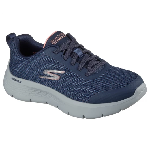 Skechers Women's Go Walk Flex Navy Slip On Walking Shoes: Lightweight, Hands Free Design, Ultimate Comfort, Size 38, Easy Wear for Daily Use - Skechers - Image 3