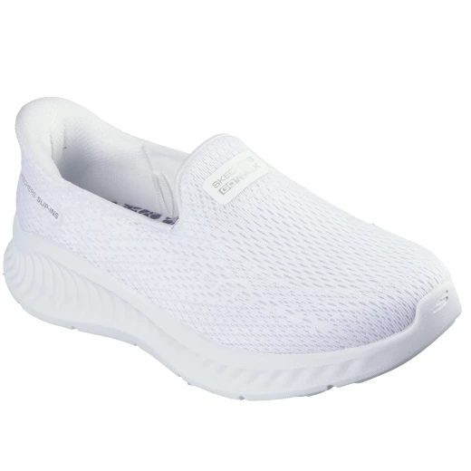 Skechers Women's GO WALK NOW Slip On Walking Shoes White 39 Featuring Air Cooled Goga Mat Insole and Ultra Light Midsole Cushioning for Ultimate Comfort and Breathability - Skechers - Image 3
