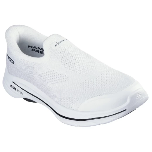 Skechers Women's Go Walk 8 Hands Free Slip-ins Nova 41 White Athletic Walking Shoes Featuring Air-Cooled Goga Mat and Ultra Go Cushioning Technology - Skechers - Image 2