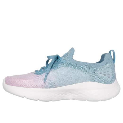 Skechers Women's Go Run Lite Running Shoes Blue Mesh Upper Air Cooled Goga Mat 40 Lightweight Supportive Design for Daily Exercise and Training - Skechers - Image 4