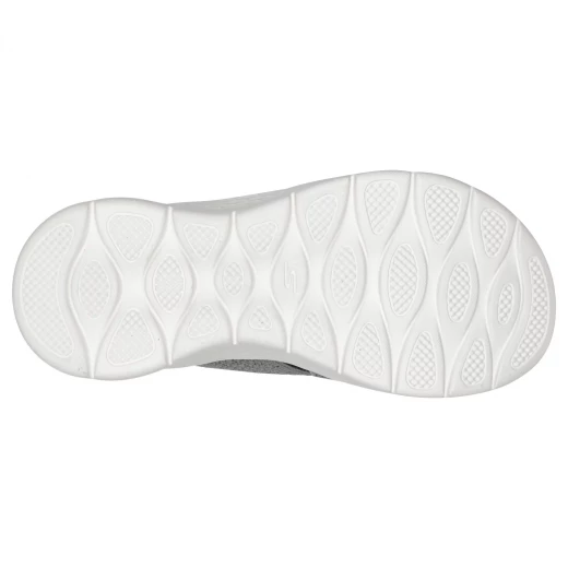 Skechers Women's GO WALK Flex Sandal Elation Gray 40 Comfort Slide Textured Knit Upper Goga Mat Footbed ULTRA GO Cushioning Lightweight Design 141425NAT - Skechers - Image 6