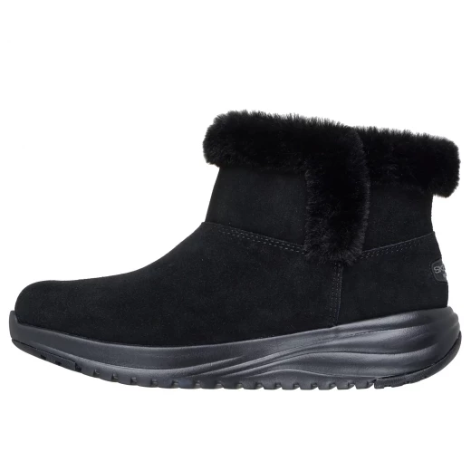 Skechers On The Go Stellar Cozy Step Women's Boots Black Size 36 With Air Cooled Goga Mat Cushioning Waterproof Faux Fur Details for Winter Comfort and Style - Skechers - Image 5
