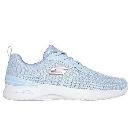 Skechers Women's Skech-Air Dynamight Athletic Shoes Blue Engineered Mesh Upper Memory Foam Insole Skech Air Shock Absorbing Midsole Size 37.5 Sporty Lace Up 149758 LTBL - Skechers - Image 5
