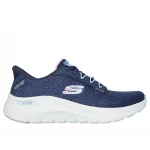 Skechers Arch Fit 2.0 Fresh Space Women's Navy Slip On Sneakers 37 - Skechers