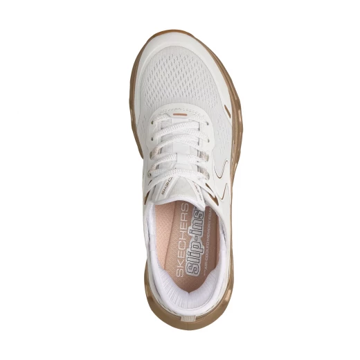 Skechers Women's Glide Step Altus Starlight Shine Slip On Sneaker 38 White with Air Cooled Memory Foam and Metallic Glide Step Midsole - Skechers - Image 5