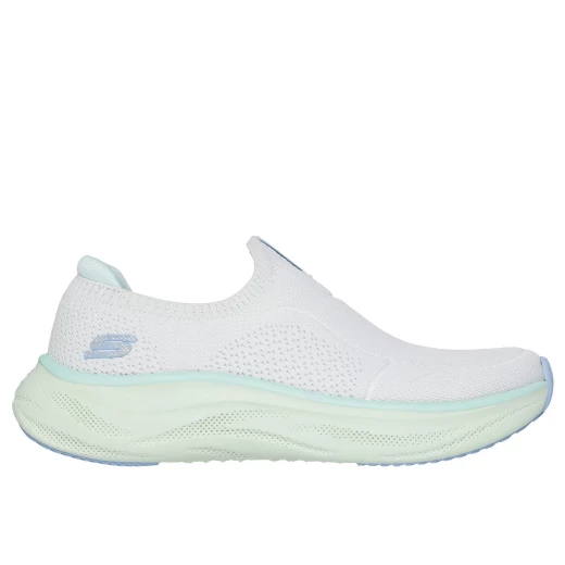 Skechers Women's Skech Cloud Slip On Sneakers Beige 37.5 Featuring Air Cooled Memory Foam Insole and Flexible Traction Outsole