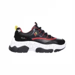 Keep It 100 Women's Amp'd Athletic Shoe in Black, Featuring 36.5 Sizing, Designed for Optimal Performance and Comfort, Ideal for Fitness and Training Activities - Skechers