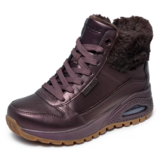 Skechers Women's Uno Rugged Galactic Heights Fashion Sneaker Boot Purple 38.5 - Skechers - Image 5