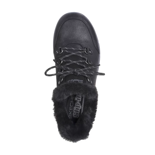 Skechers Women's Slip Ins Easy Going Fall Adventures Black 36 Hands Free Hiker Bootie Boots with Faux Fur Trim and Air Cooled Memory Foam Insole for Comfortable Outdoor Exploration - Skechers - Image 3