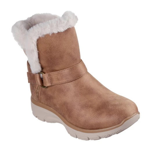 Skechers Women's Easy Going Into Fall Ankle Boots Brown Size 40 Vegan Leather Comfortable Warm Winter Boots with Chenille Lining and Air-Cooled Memory Foam Insole - Skechers - Image 3
