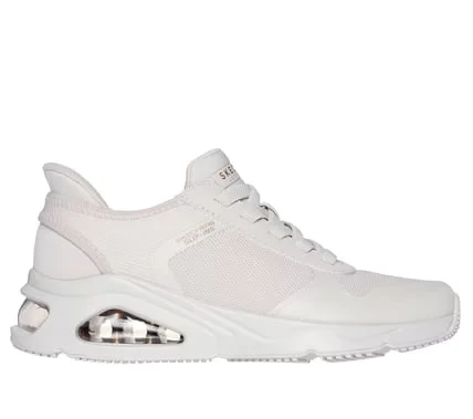 Skechers Women's Slip-ins Tres-Air Uno Easy Steppers Off White 38 Comfortable Vegan Slip On Shoes Featuring Air Cooled Memory Foam Insole & Skech-Air Midsole for Sporty Style - Skechers - Image 3