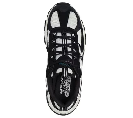 Skechers D'Lites Hiker Women's Trail Shoes Black Size 39 Lace Up with Mesh Upper Leather Overlays and Synthetic Details Air Cooled Memory Foam Insole Goodyear Rubber Outsole - Skechers - Image 5