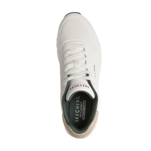 Skechers Men's Uno Suited On Air Lace-Up Sporty Jogger Sneakers White Size 41 - Skechers - Image 4