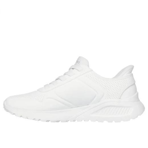 Skechers Men's Uno Lite Slip-ins White Sneakers Featuring Floating Steps Technology and Memory Foam Insole for Effortless Comfort, Size 42 - Skechers - Image 4