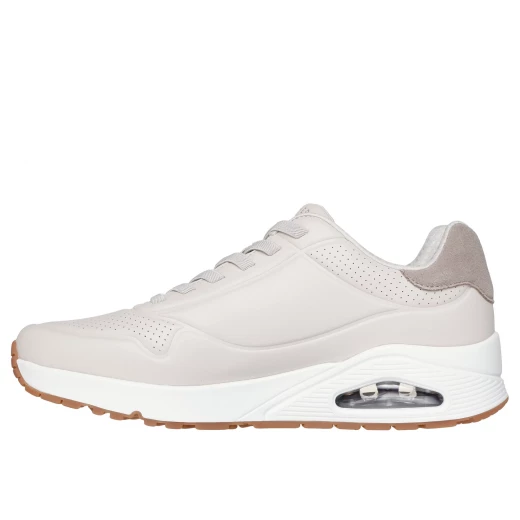 Skechers Street x Harry Kane Off Pitch Collection UNO Men's Taupe Air Sneakers Featuring Air Cooled Memory Foam and Skech Air Airbag Midsole Size 40 - Skechers - Image 5